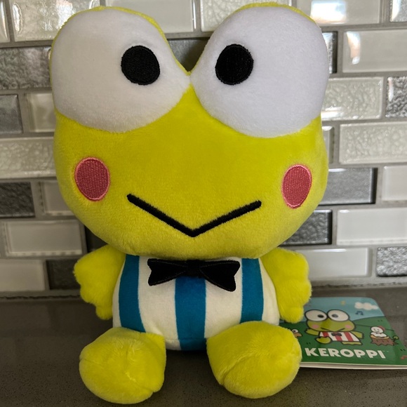 Sanrio KEROPPI Sitting Plush Classic Series / 7” Limited Edition / Kawaii / NEW - Picture 2 of 15